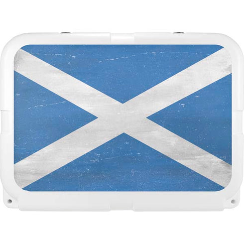 Scotland Flag Distressed YETI Tundra 35 Hard Cooler Skin
